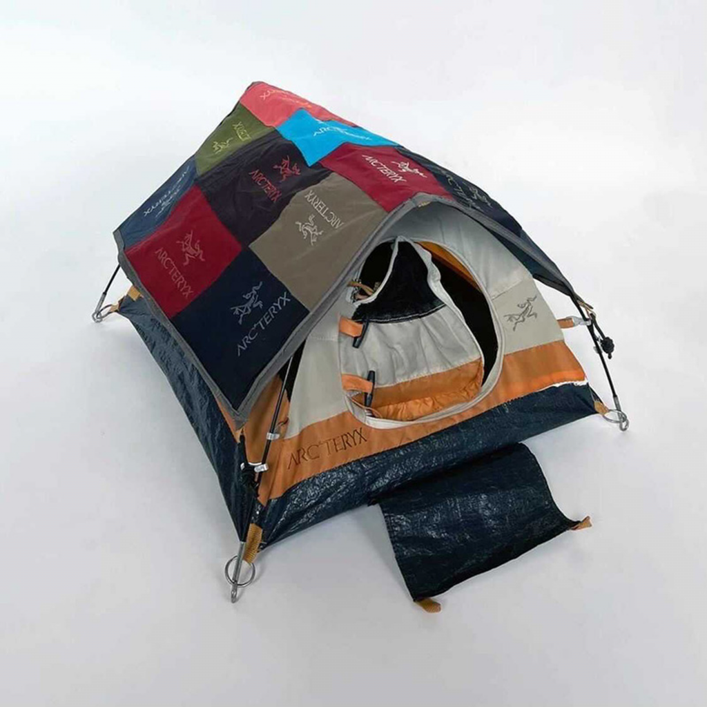 Arc’teryx partners with artist Nicole McLaughlin to create original tent design made from GORE-TEX scraps
