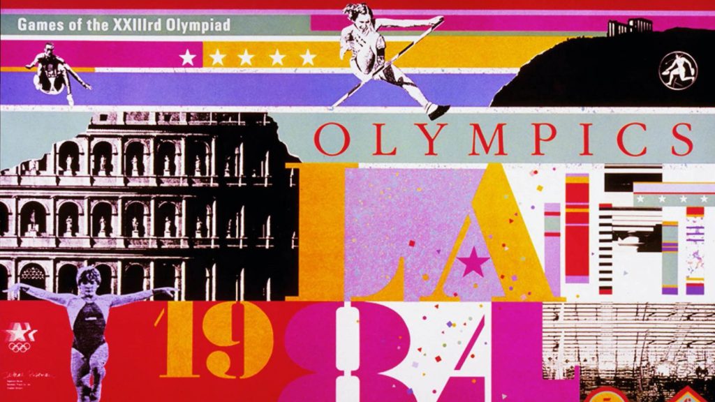 1984 Los Angeles Olympics branding by Deborah Sussman