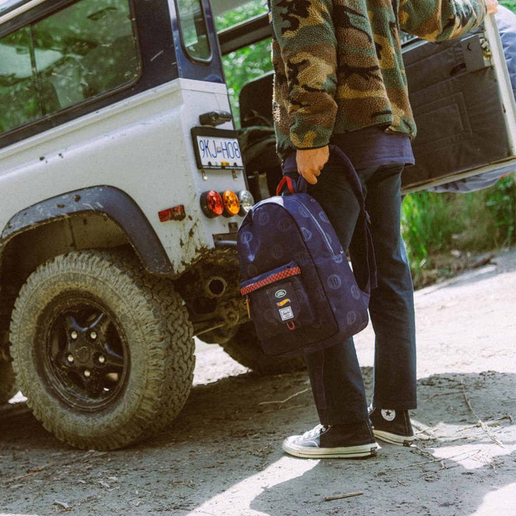 Herschel Supply and Hot Wheels collaborate on classic backpack designs to celebrate both brands heritage